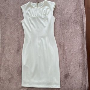 Calvin Klein Sheath Dress Size 4 in White